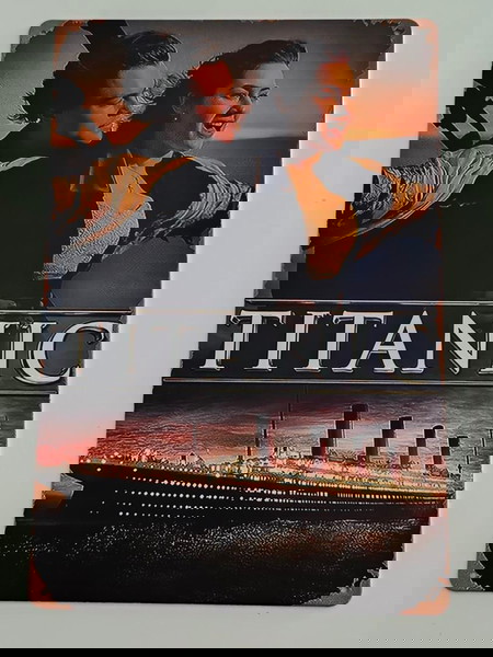 Μεταλλικη Ανοξειδωτη Ατσαλινη Πιναδικα RMS Titanic