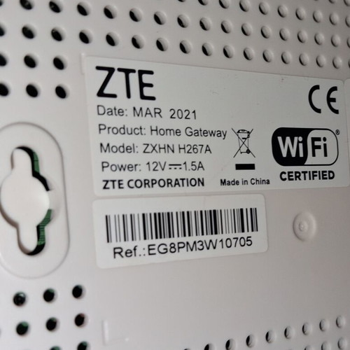 Modem Router ZTE ZXHN H267A VDSL2 FTTH like new