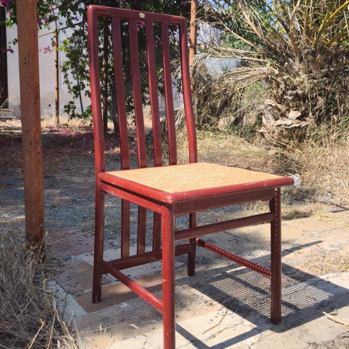 Montina Spa Italian vintage chairs set of 6 used
