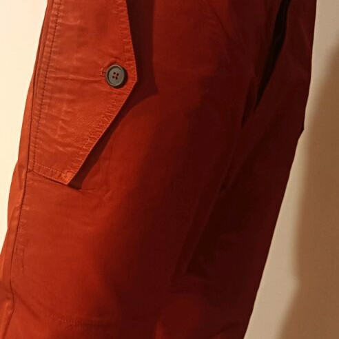 Men's red pants like new Black Label baggy drop crotch