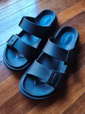 Pepe Jeans Bio M Double Kansas men's sandals, black, size 44/45