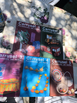 Carrusel construction books for children 1979 like new, set of 5