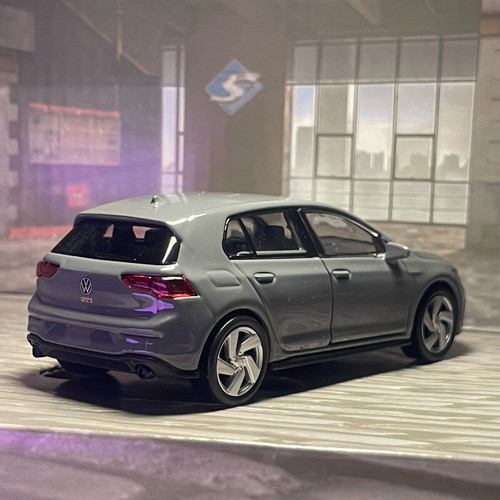Volkswagen Golf 8 GTI diecast model new, Nardo Grey