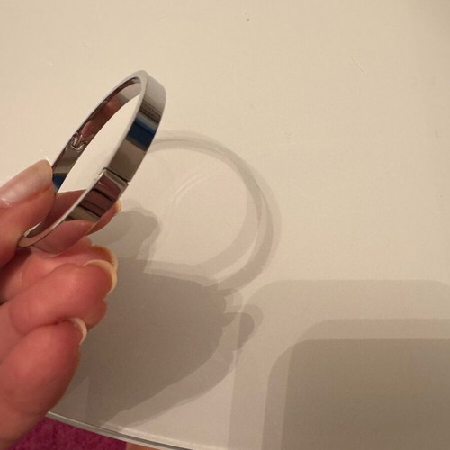 Stainless new silver bracelet gray