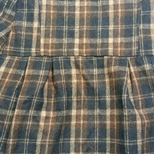 Pepe Jeans children's wool coat like new, checked, size 8