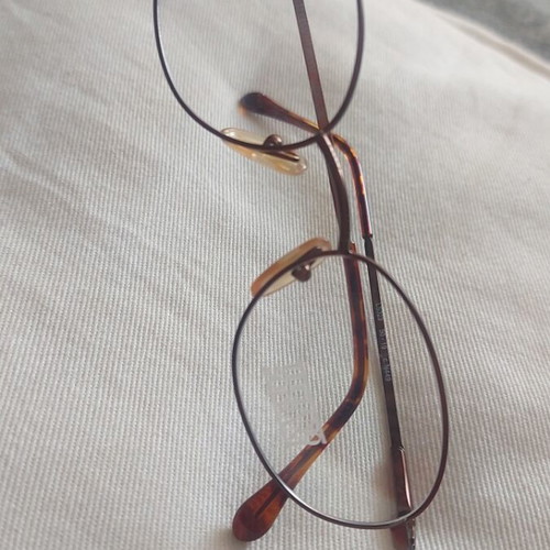 Luciano Soprani vintage eyeglass frame like new, brown bronze