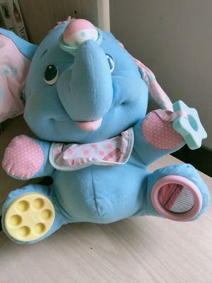 Playskool interactive plush elephant like new