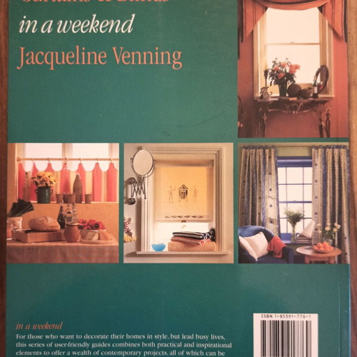 Curtains and Blinds in a Weekend book like new, English, hobby