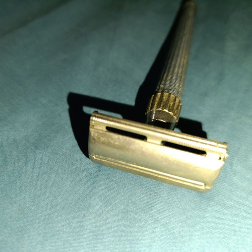 Safety razor used vintage personal item