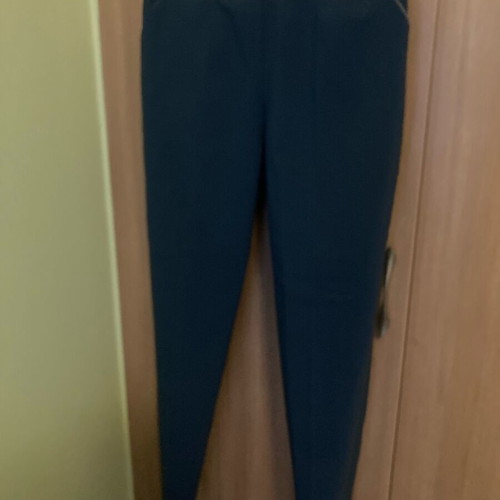 Lynne suit with shirt No 38 like new, white and blue