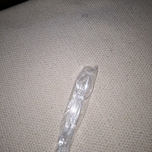 Missprinted plastic spoons new