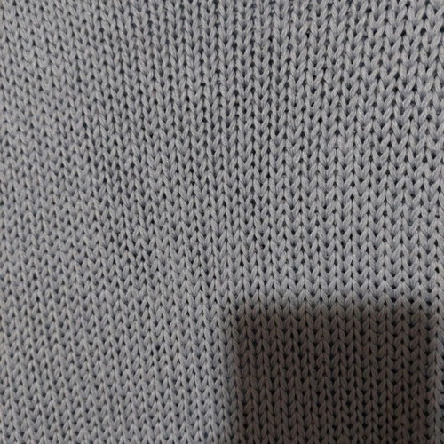 Blue knitted sweater