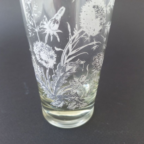 Set of 5 vintage water glasses like new, 60's