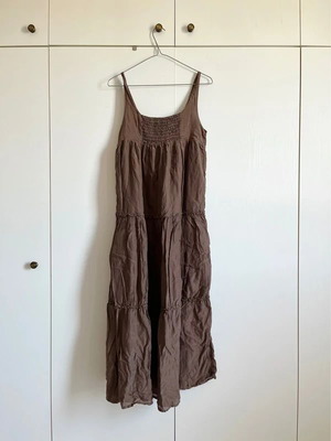 Vintage Boho Brown Dress used, airy and comfortable, Y2K style