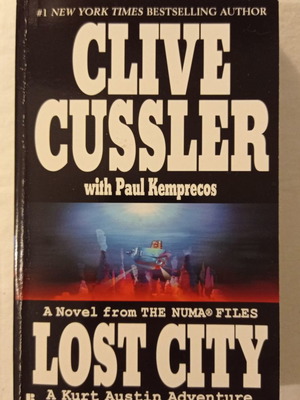 Βιβλίο Clive Cussler Lost City μεταχειρισμένο, αγγλικά
