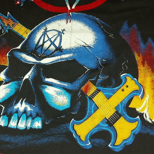 SLAYER - T-SHIRT - VERY RARE - THRASH METAL - 1980 - VINTAGE - RARE - COLLECTIBLE - MEDIUM