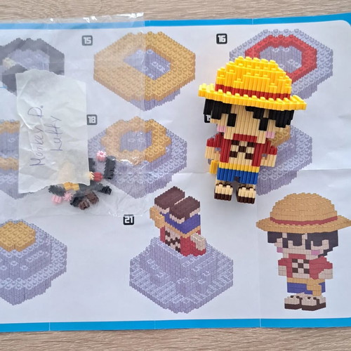 Monkey D. Luffy building block made to order, One Piece character