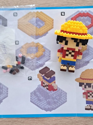 Monkey D. Luffy building block κατόπιν παραγγελίας, One Piece χαρακτήρας