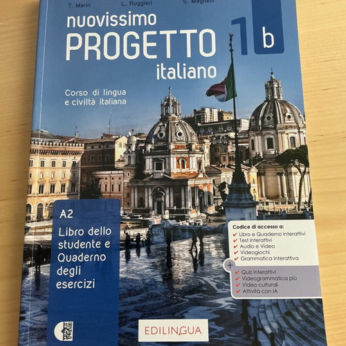 Nuovissimo Progetto Italiano 1b book new, Greek language