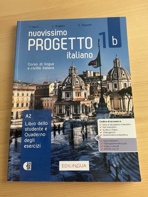 Nuovissimo Progetto Italiano 1b book new, Greek language