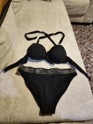 H&M black bikini size 70B