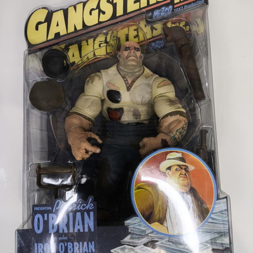 Figure 2003 MEZCO TOYZ Gangsters Inc. Patrick O'Brian A.K.A. Iron O'Brian new sealed