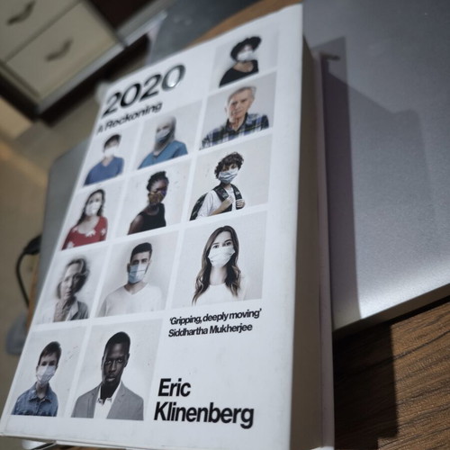 2020 A Reckoning by Eric Klinenberg hardcover like new