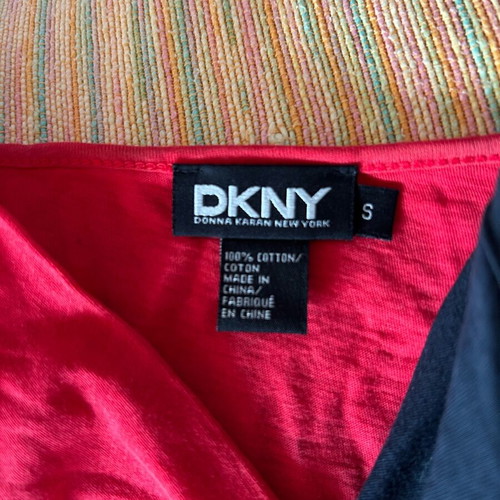 Branded women's tank tops used, includes coral DKNY and striped H&M skirt gift