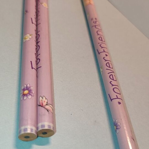 SET of 4 Graphite Pencils Forever Friends +1 Magic Pencil and a FREE eraser