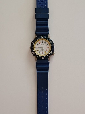 Nautica Indiglo Vintage Diver Watch 50m Unisex, like new