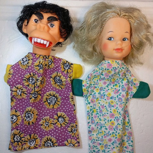 Theater puppets like new, set of 2 pieces