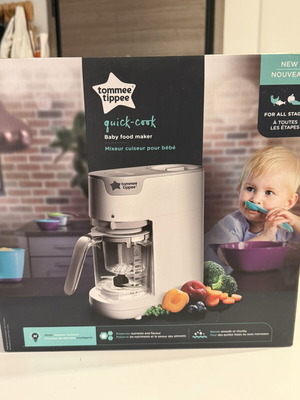 Tommee Tippee Парен уред и блендер за бебешка храна нов