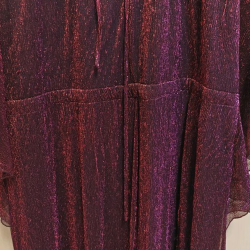 Fueguina evening dress like new, midi glitter embellished