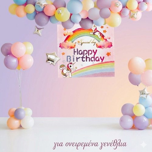 Birthday Balloons Mega Set new, 50-piece party decoration