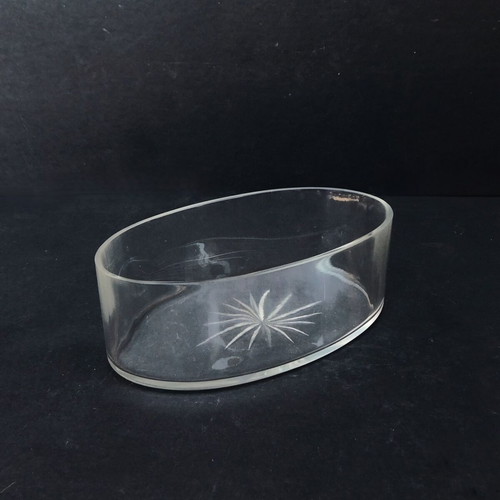 Crystal glass for jardiniere like new, French made, approx. 100 years old