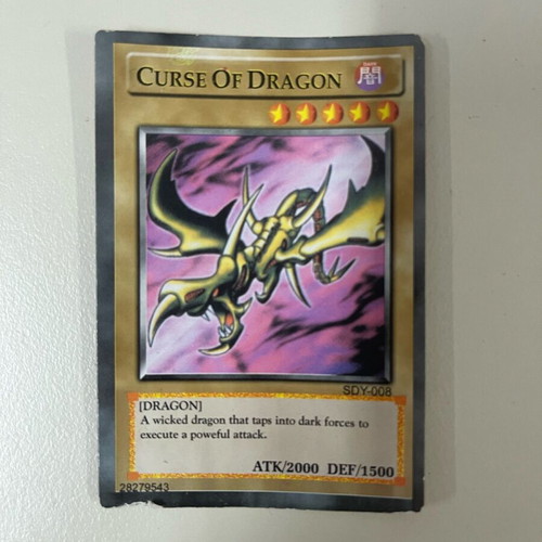 Curse of Dragon Yu-Gi-Oh card used