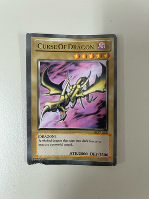 Κάρτα Yu-Gi-Oh Curse of Dragon μεταχειρισμένη
