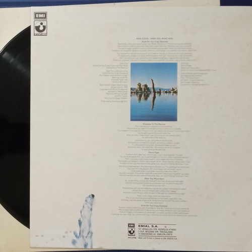 Pink Floyd Wish You Were Here Vinyl LP like new, rock