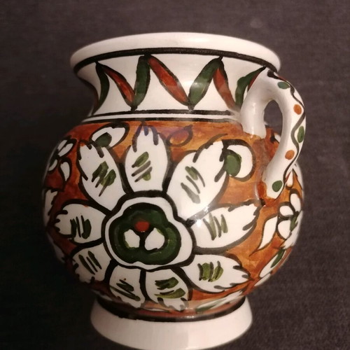 Roditiko vase used, hand-painted, Lindos Rhodes