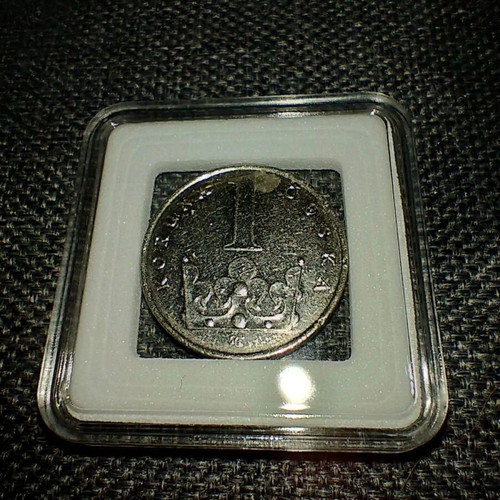 Czech Republic 3-coin collector set 1 Kč 5 Kč 50 Kč bi-metallic