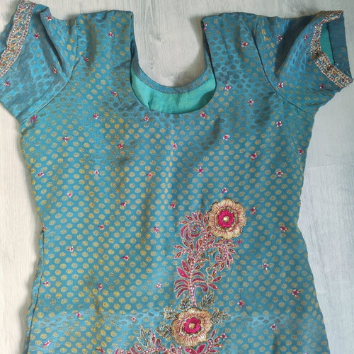 HANDMADE SILK DRESS