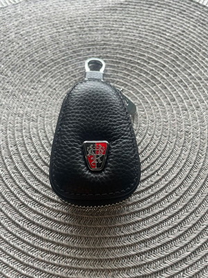 Leather car key case for Roewe new, black