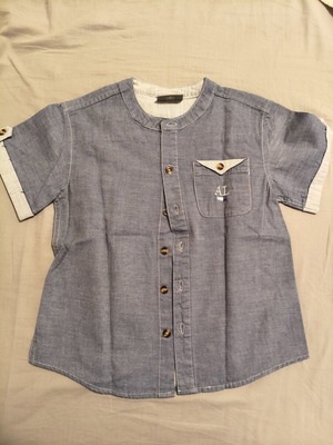 Alouette Boys' Shirt 116 cm, like new, blue, age 6