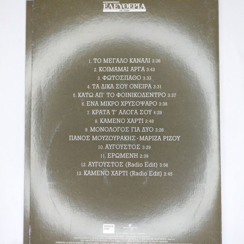 Πάνος Μουζουράκης Μονόλογος Για Δύο CD, 2017