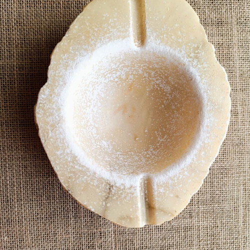 Marble ashtray vintage used
