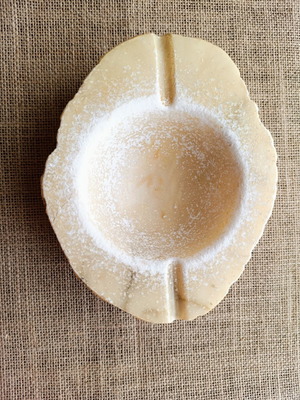 Marble ashtray vintage used