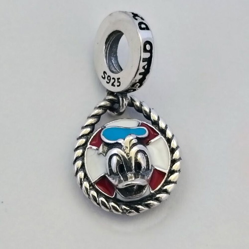 Donald Duck Captain charm made of S925 silver new