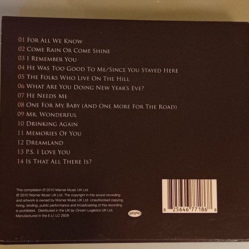 Bette Midler Memories Of You CD like new