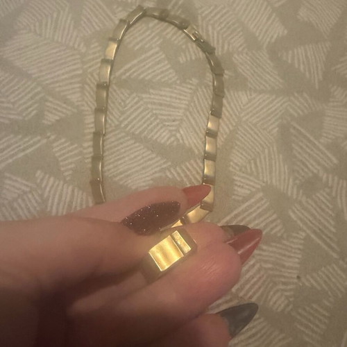 Earrings with necklace new, heavy clips