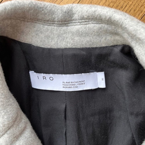 Wool coat Iro Paris like new, size 36, gray